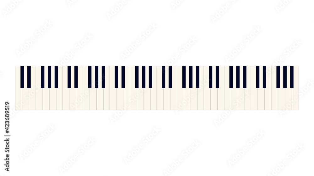 Piano keys. Applicable for jazz concert banner design Piano keys. Applicable for jazz concert banner design