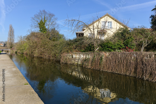 chemin de randonnée, rivière, L’Orge, Viry Chatillon, Essonne, 91