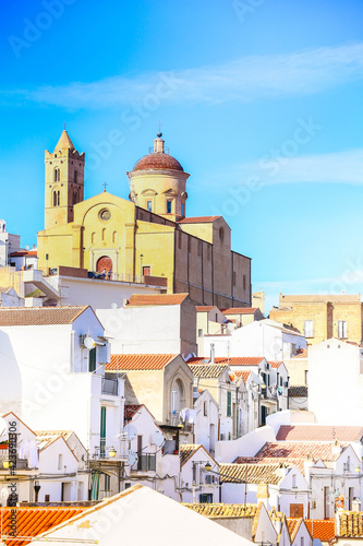 Typical white village of southern Italy. Pisticci, Basilicata