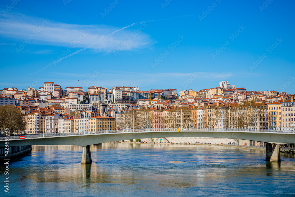 Les quais de Saône à Lyon
