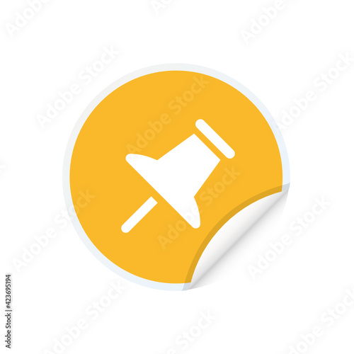Push Pin - Sticker