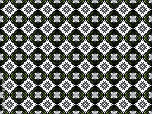 Batik is a pictorial design that is made specifically by writing on cloth, which has a distinctiveness. art motif design. Pattern batik motifs of modern colors. Vector art
