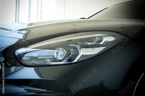 Automotive headlamps that use LED technology to provide illumination. © Nischaporn