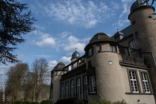 Namedy Castle on a sunny spring day photo