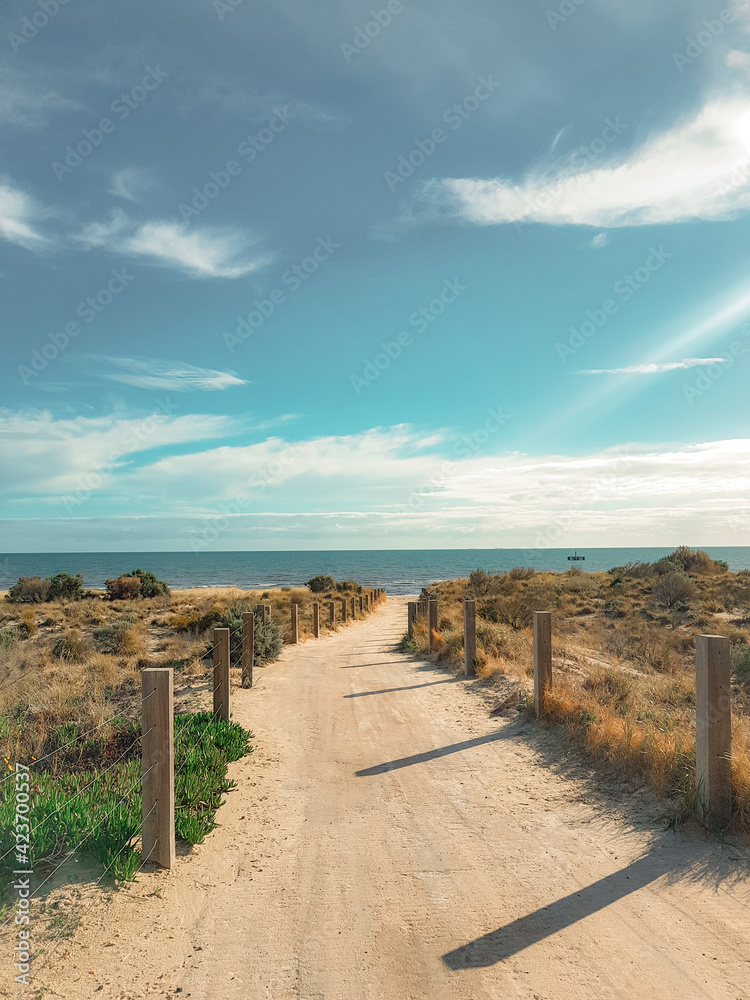 path to the beach