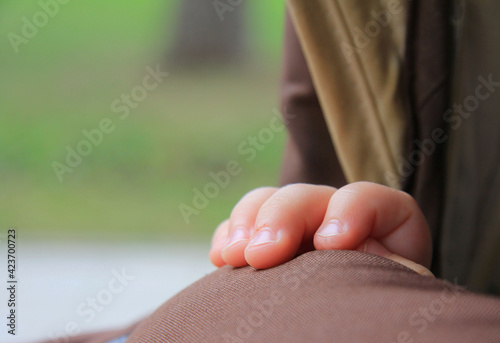 Baby in a stroller