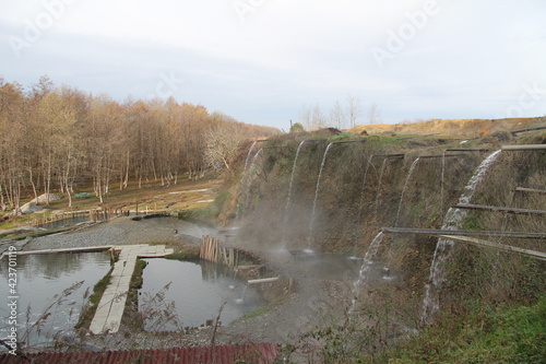 Hot springs in the region of Abkhazia