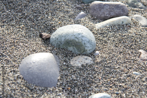 Pebbles on the beach