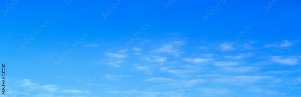 blue sky with beautiful natural white clouds