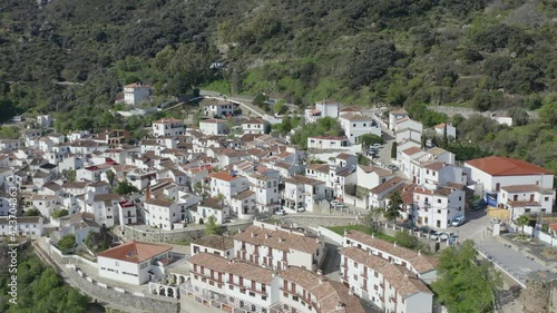 vista del municipio de Benadalid en la comarca del valle del Genal, Málaga	 photo