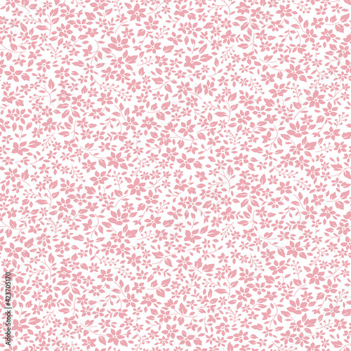 Seamless and liberty style cute floral pattern,