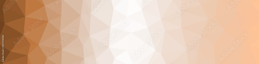 Fototapeta premium Abstract color Low-Polygones Generative Art background illustration