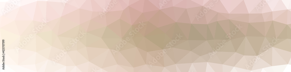 Obraz premium Abstract color Low-Polygones Generative Art background illustration