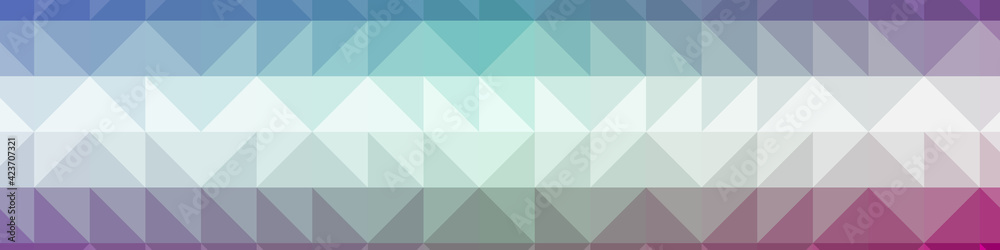 Fototapeta premium Abstract color Low-Polygones Generative Art background illustration