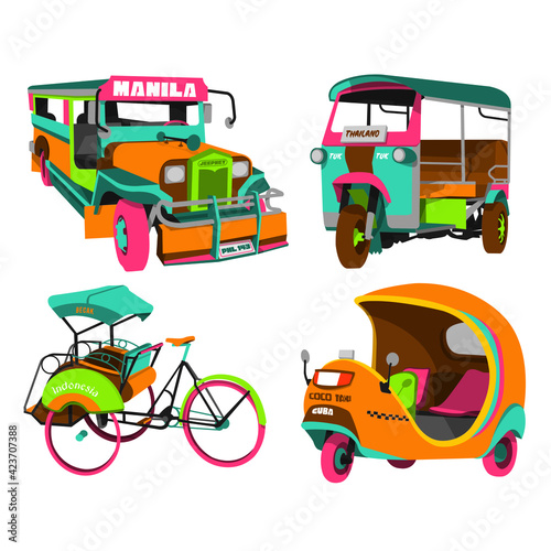international transportation icon travel vector