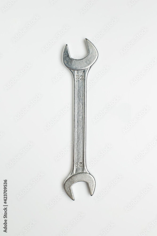 Tools isolated against a white background Tools isolated against a white background