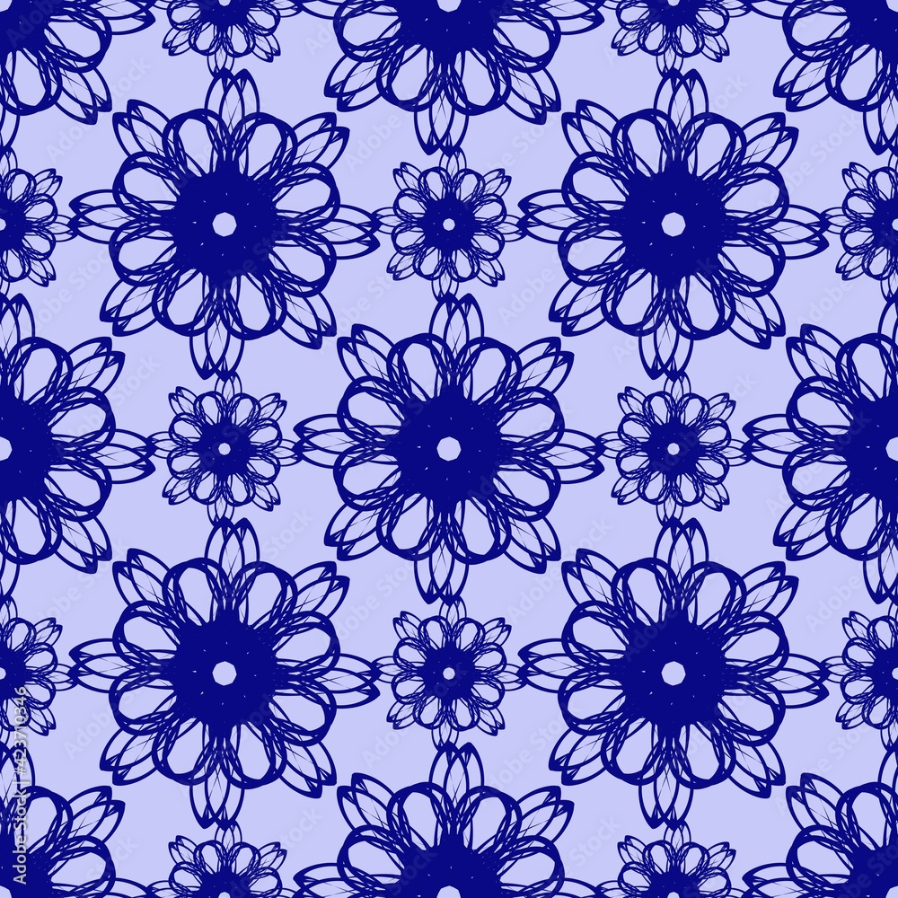 Fototapeta premium seamless pattern with flowers design