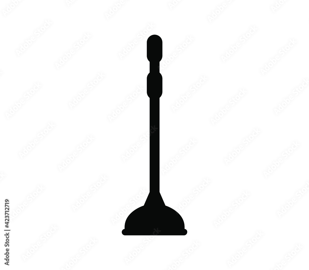 Toilet plunger icon Toilet plunger icon
