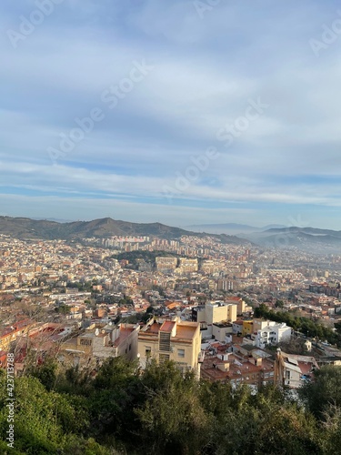 view of the European city