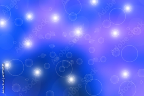 abstract blue background with bubbles