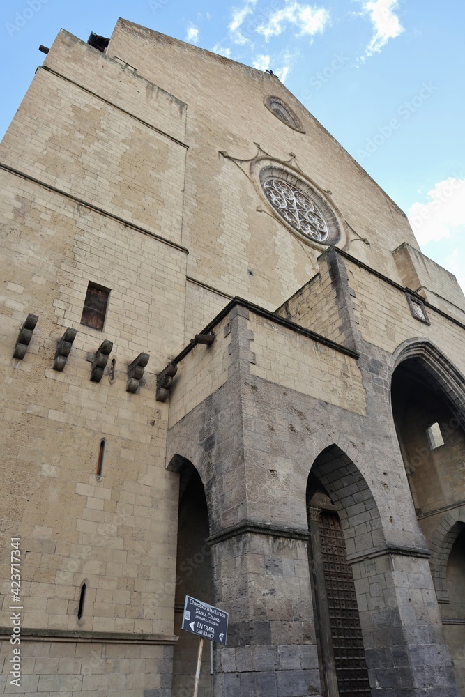 Napoli - Scorcio della Chiesa di Santa Chiara