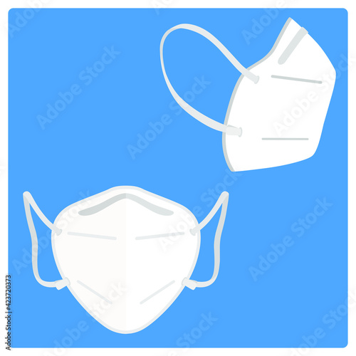 Vector illustration for White Face Mask EPS10
