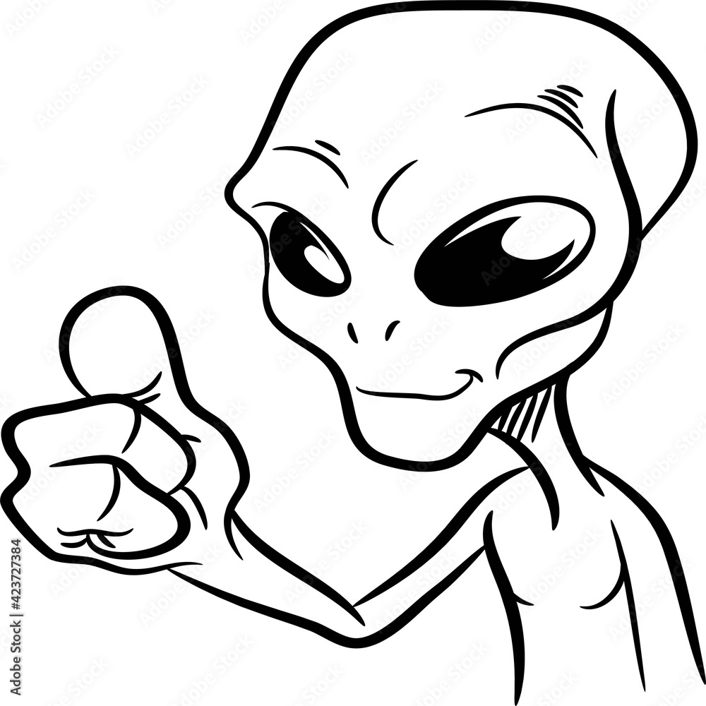 Obraz premium Alien baby