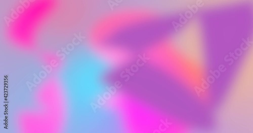 Color neon gradient. Moving abstract blurred background. The colors vary with position, producing smooth color transitions. Purple pink blue ultraviolet
