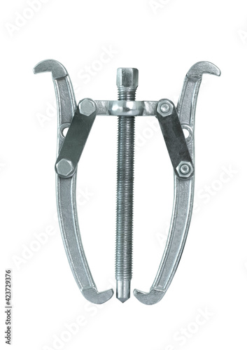 bearing puller maintenance remover hand tool isolate on white background clipping path photo