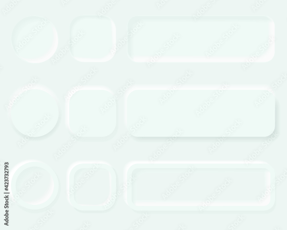 buttons set isolated on a gray background buttons set isolated on a gray background