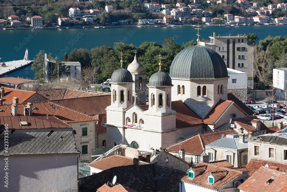 Orthodox Saint Nicholas Church on the Old Town, Kotor, Montenegro