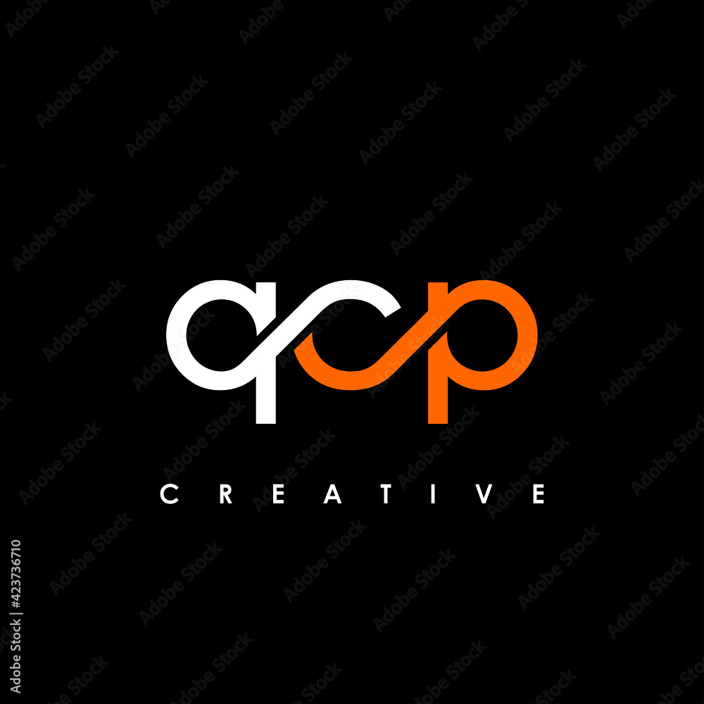 QCP Letter Initial Logo Design Template Vector Illustration QCP Letter Initial Logo Design Template Vector Illustration
