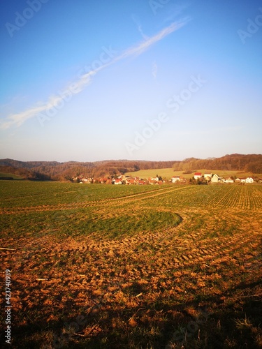 Blick vom Sand Unkeroda 