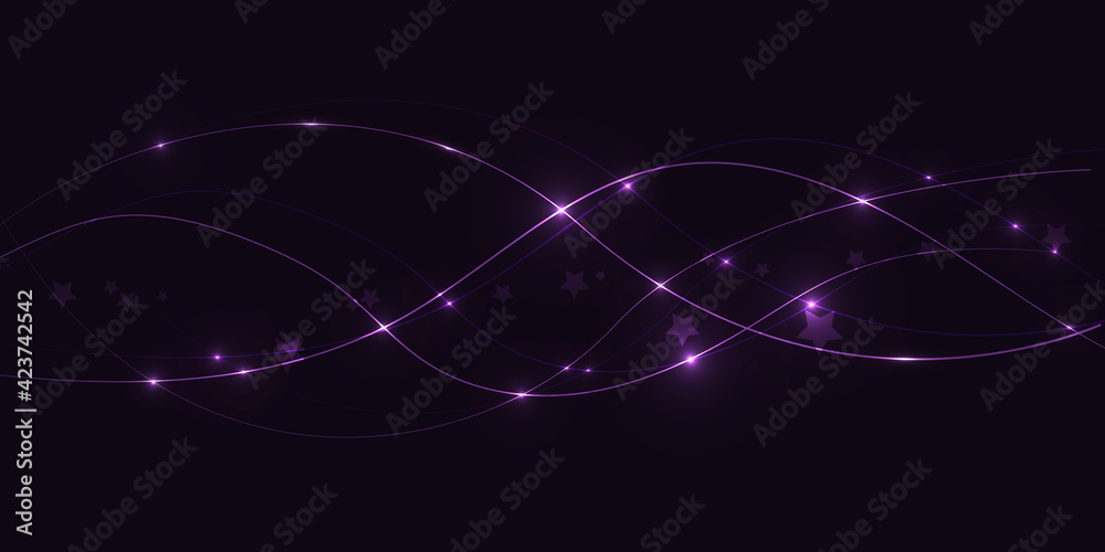 Abstract background with bright light effects for vector illustration.