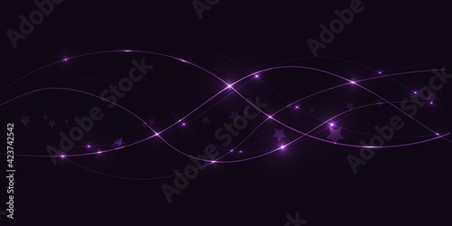 Abstract background with bright light effects for vector illustration.
