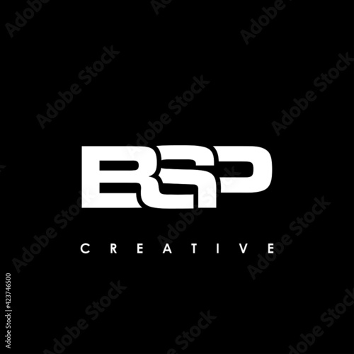 BSP Letter Initial Logo Design Template Vector Illustration photo