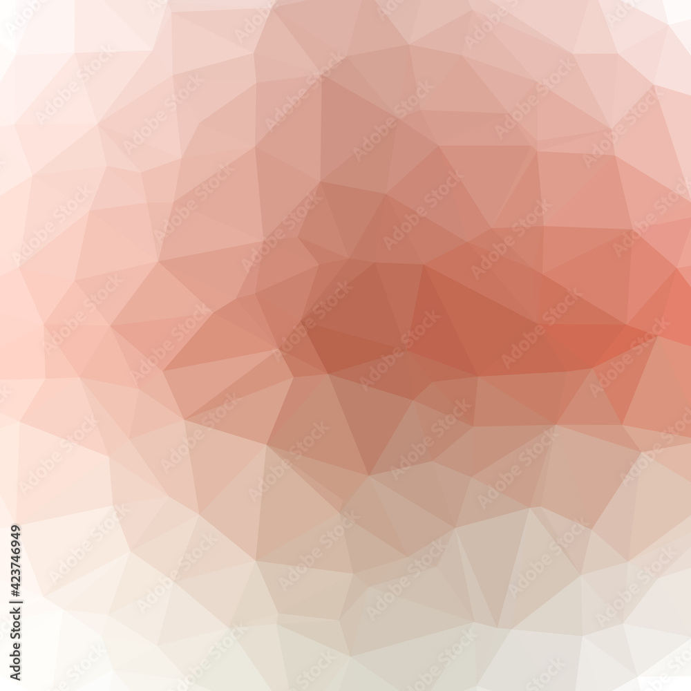 Fototapeta premium Abstract color Low-Polygones Generative Art background illustration