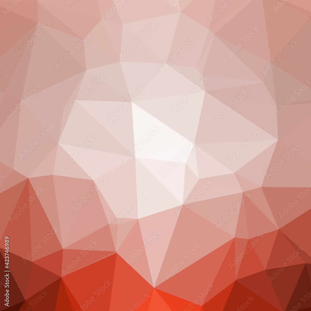 Obraz premium Abstract color Low-Polygones Generative Art background illustration