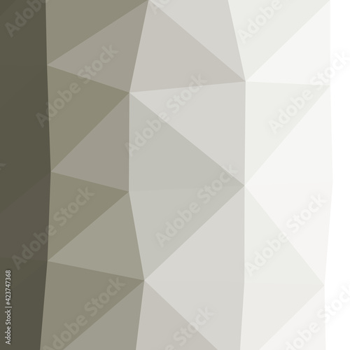 Abstract color Low-Polygones Generative Art background illustration
