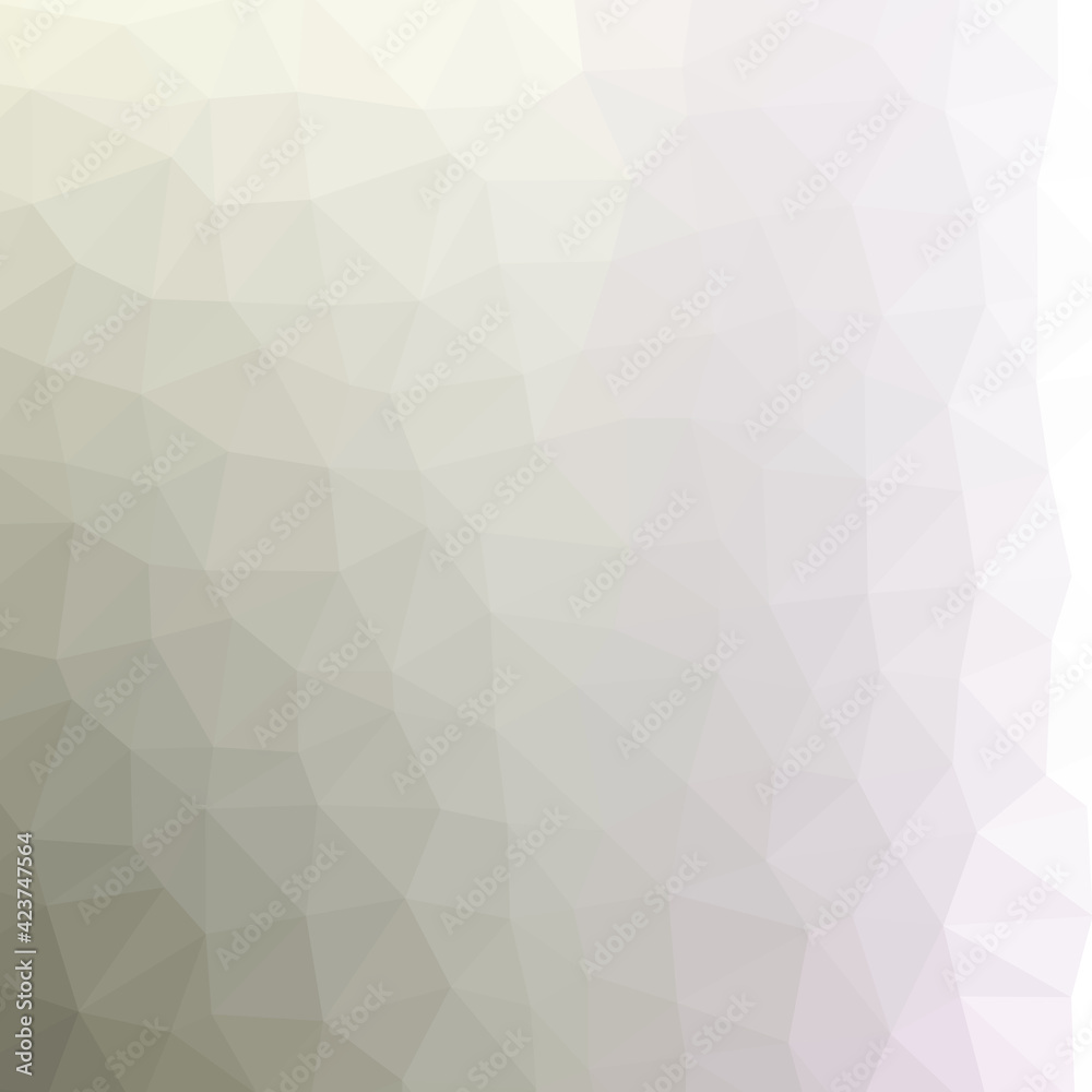 Fototapeta premium Abstract color Low-Polygones Generative Art background illustration