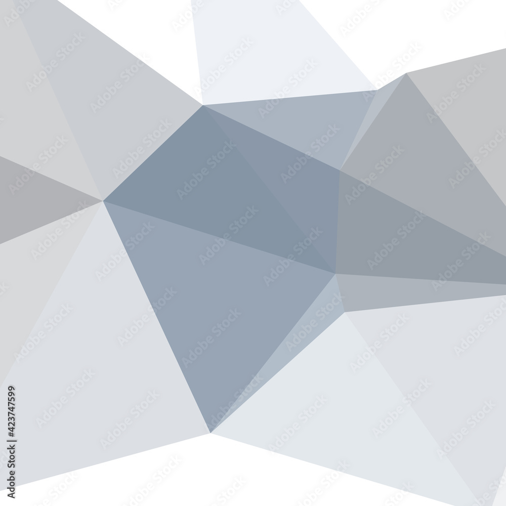 Obraz premium Abstract color Low-Polygones Generative Art background illustration