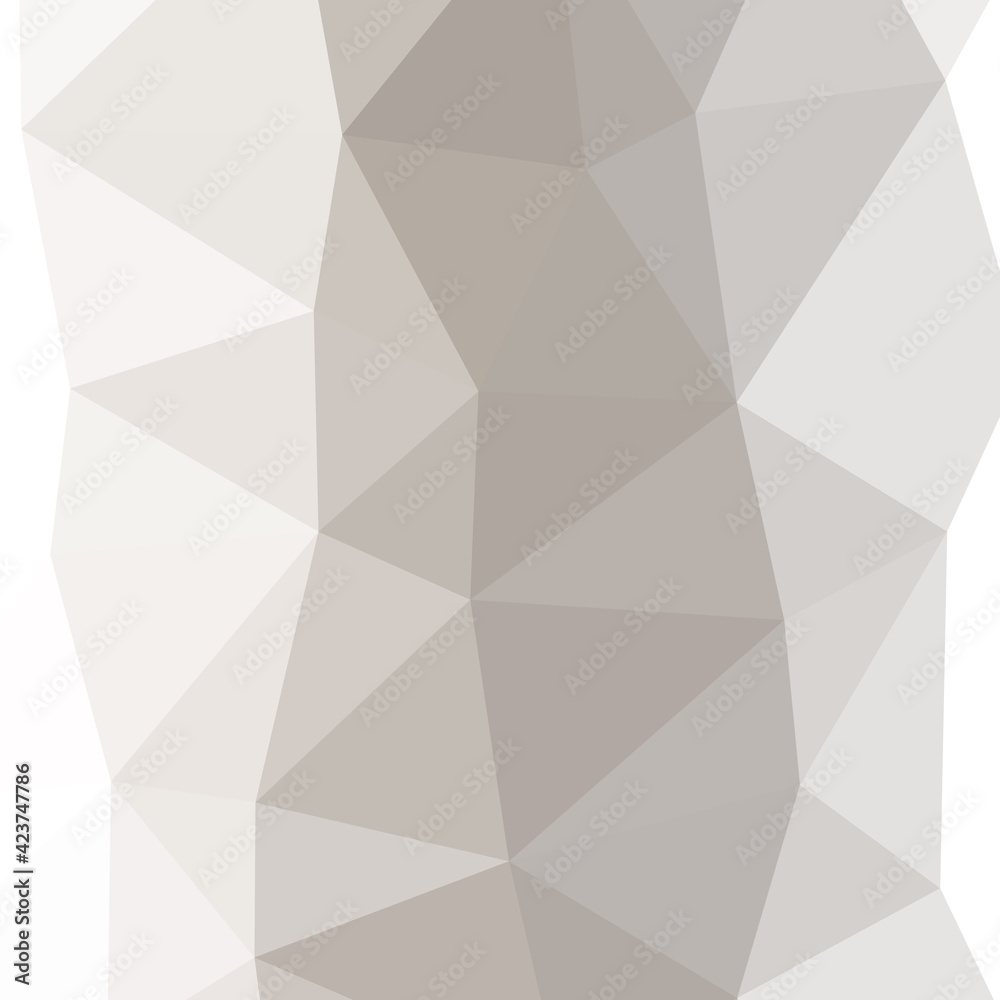Fototapeta premium Abstract color Low-Polygones Generative Art background illustration