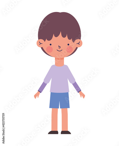 little boy isolated