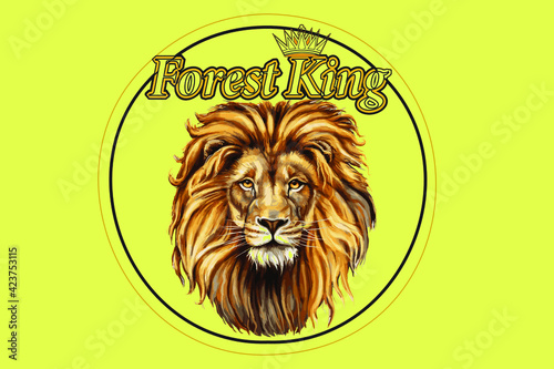 Lion t shirt vector design