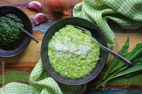 green risotto