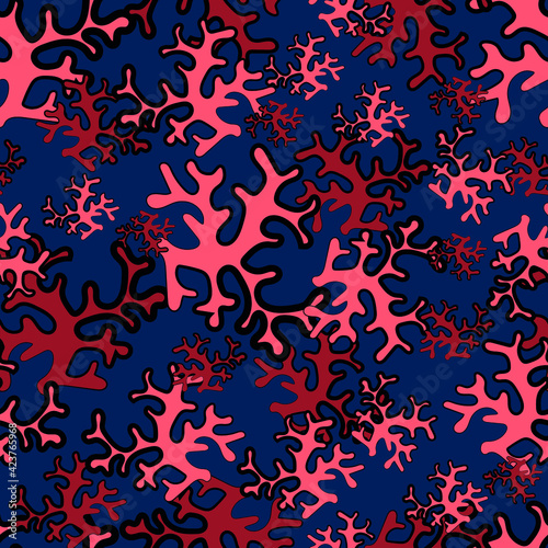 Seamless pattern in aqua style © Sofija