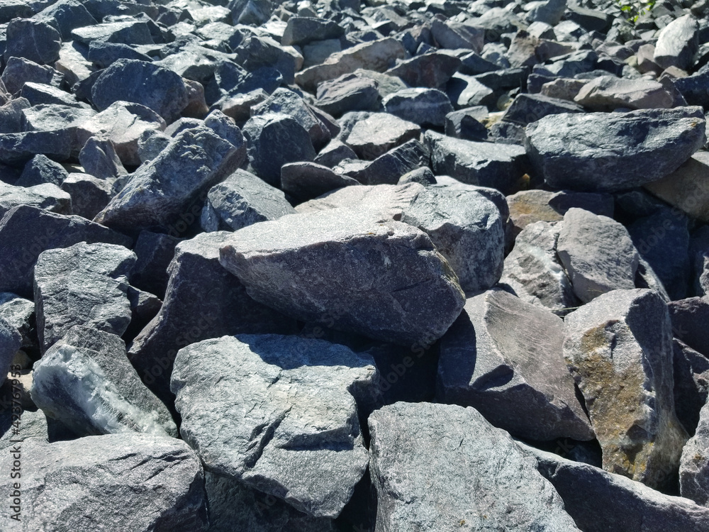 A great reference photo of a large pile of rocks