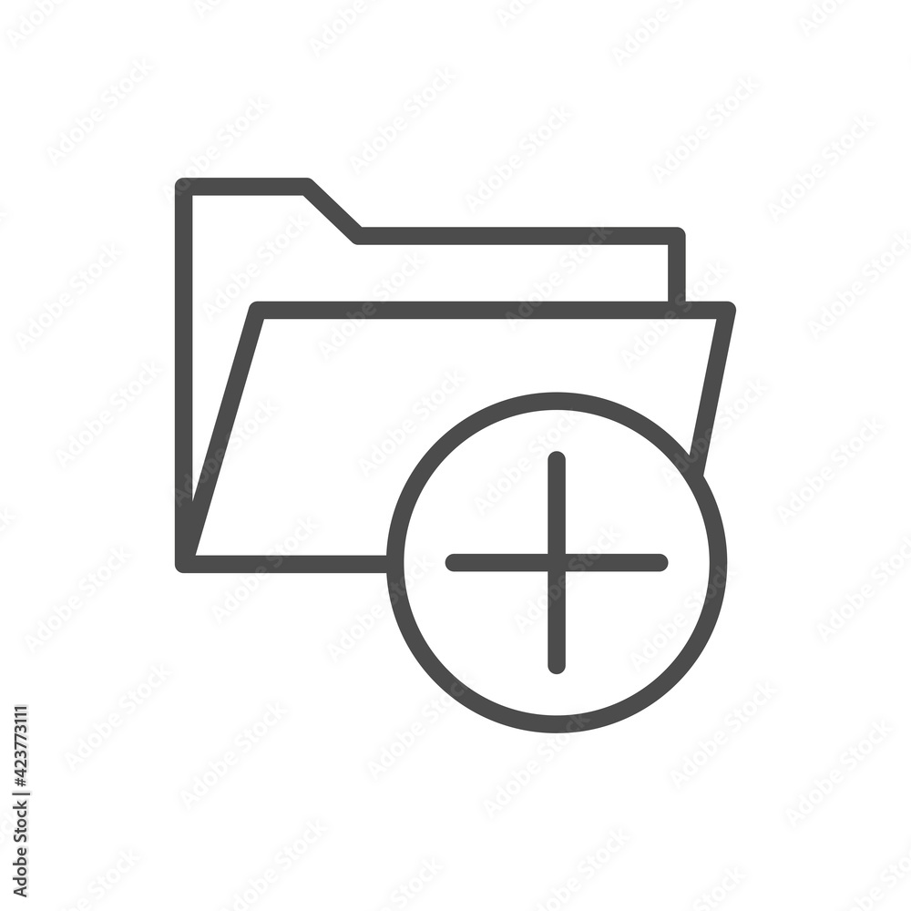Document icon isolated on white background. Folder symbol modern, simple, vector, icon for website design, mobile app, ui. Vector Illustration Document icon isolated on white background. Folder symbol modern, simple, vector, icon for website design, mobile app, ui. Vector Illustration