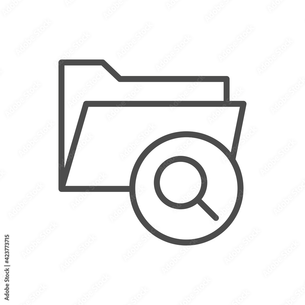 Document icon isolated on white background. Folder symbol modern, simple, vector, icon for website design, mobile app, ui. Vector Illustration Document icon isolated on white background. Folder symbol modern, simple, vector, icon for website design, mobile app, ui. Vector Illustration