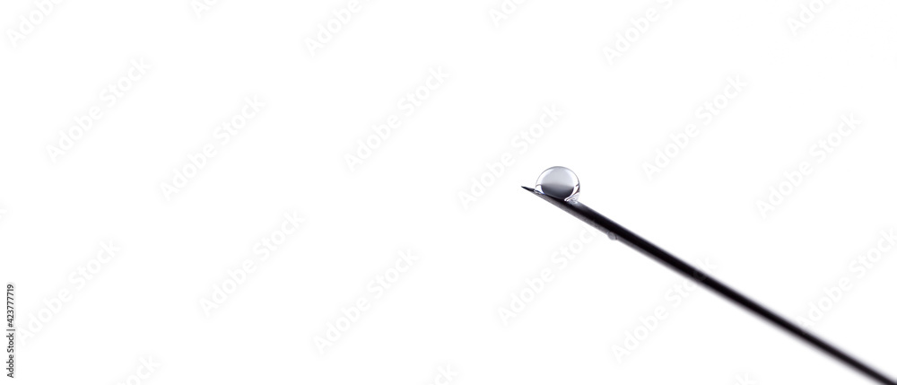 Medical syringe with a needle and vaccine against corona virus. Medical syringe with a needle and vaccine against corona virus.